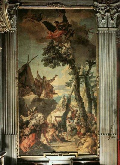 TIEPOLO, Giovanni Domenico The Gathering of Manna China oil painting art